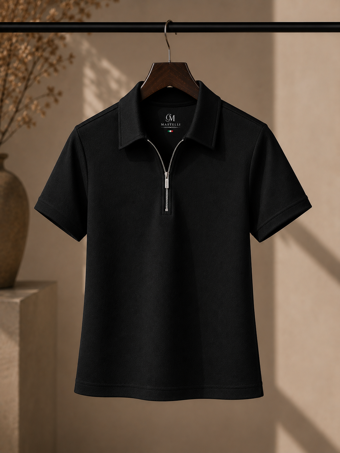 Quarterzip Women black